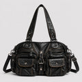 Vintage Handtasche Schwarz – Frontansicht
