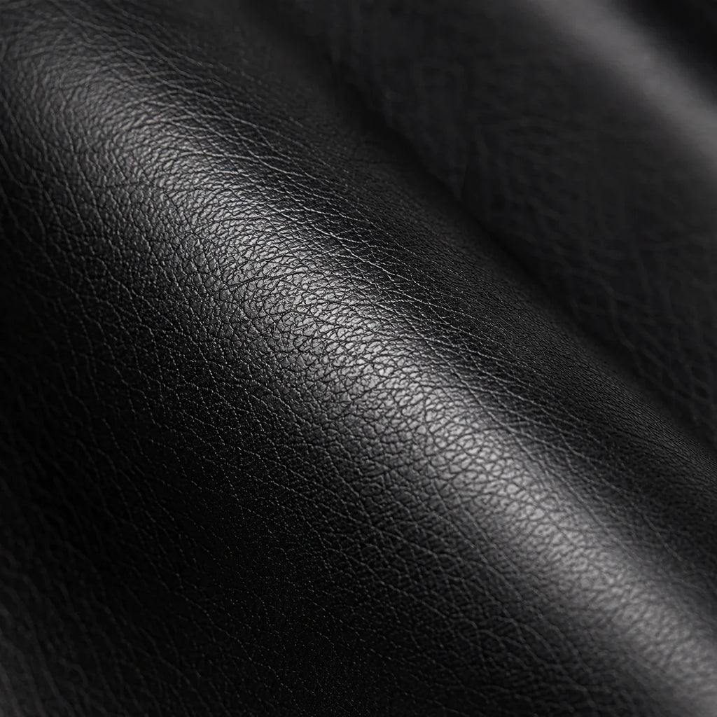 XXL Shopper Tasche Schwarz Lederoptik – Innenansicht mit geöffnetem Fach