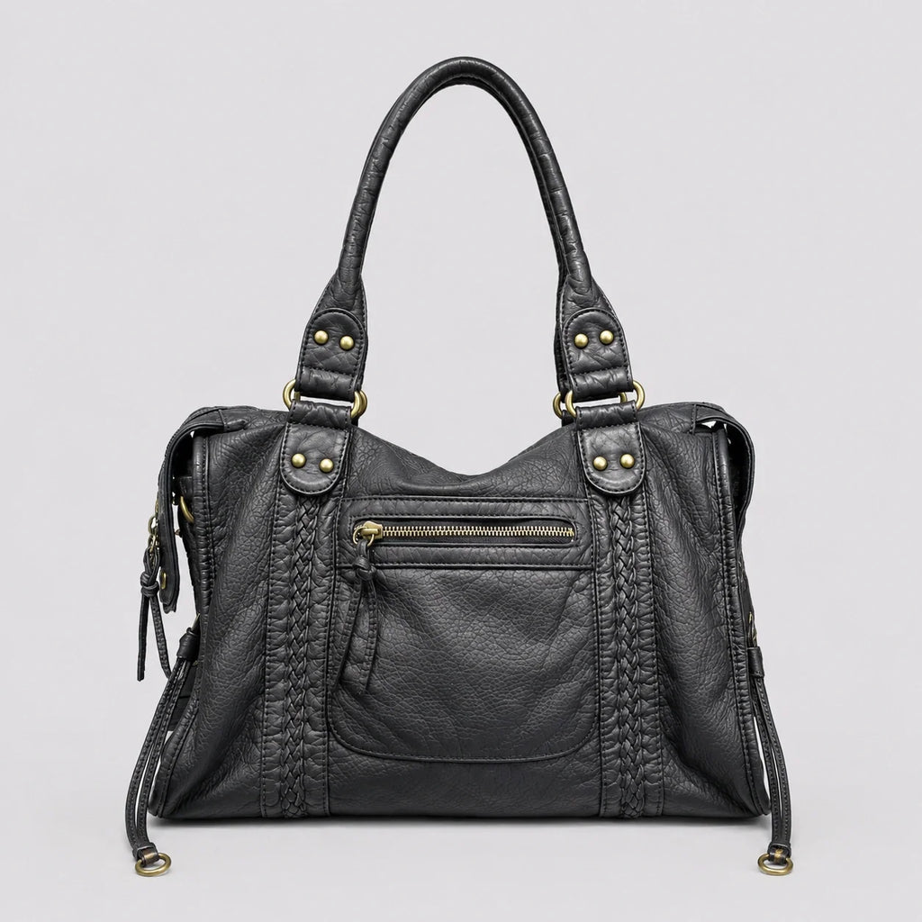 Y2K Damen Handtasche Grau – Frontansicht