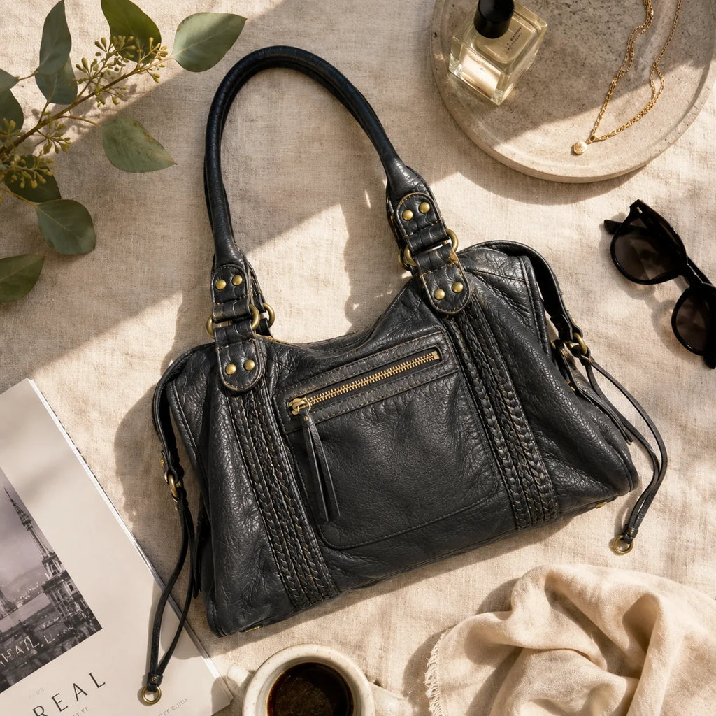 Y2K Damen Handtasche Grau – Produktaufnahme freigestellt