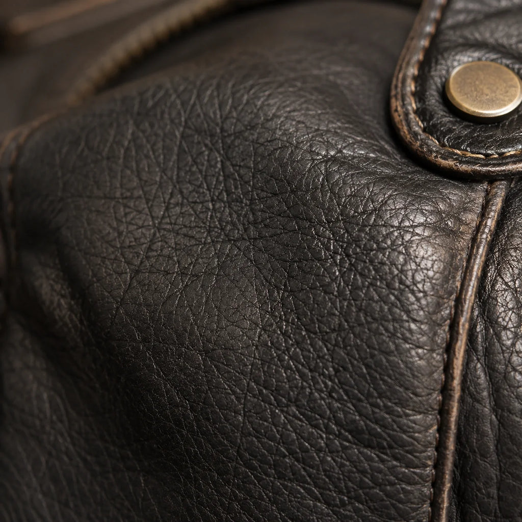 Boho Fransentasche Schokobraun – Innenansicht mit geöffnetem Fach