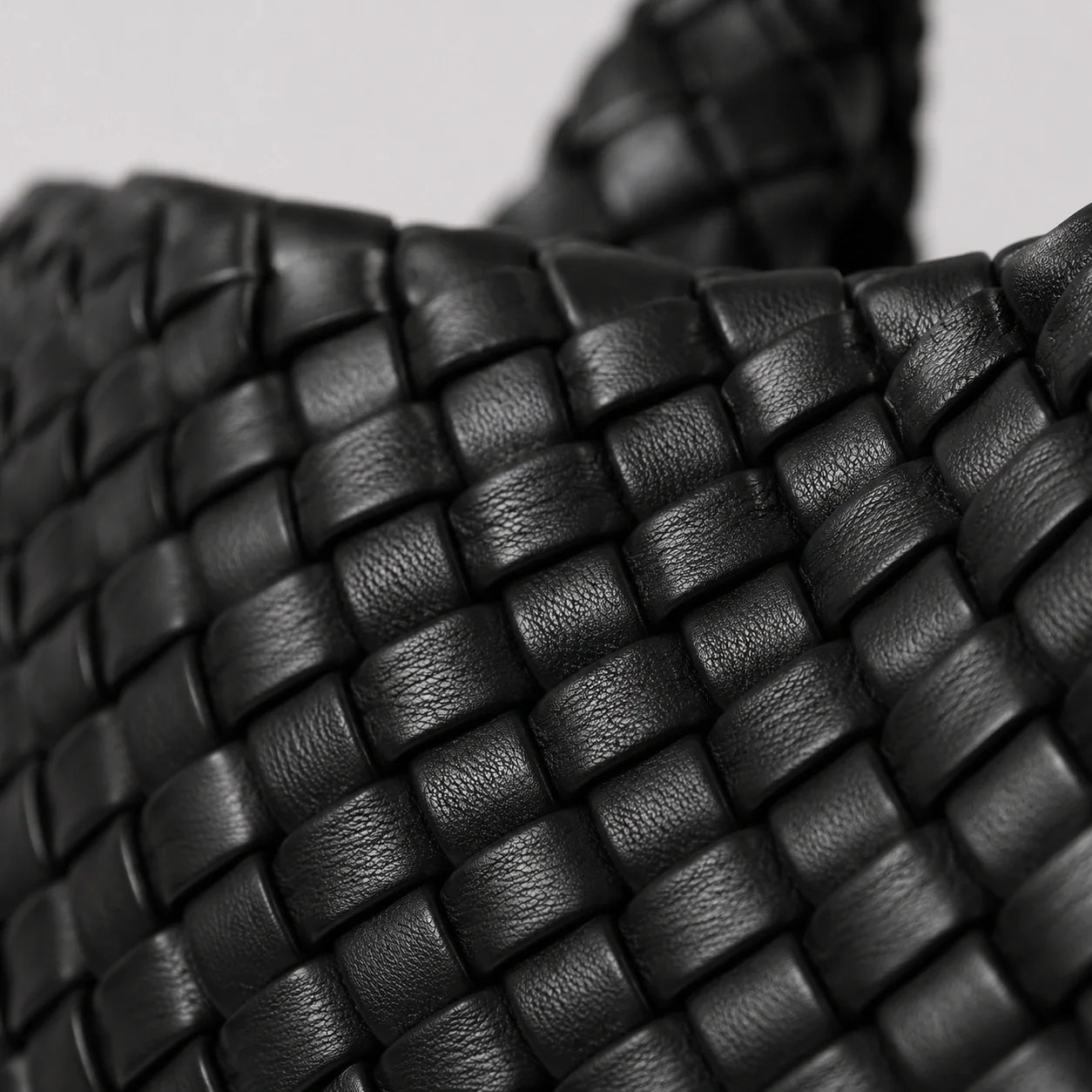 Tote Bag Set Schwarz mit Clutch – Detailaufnahme der Verarbeitung