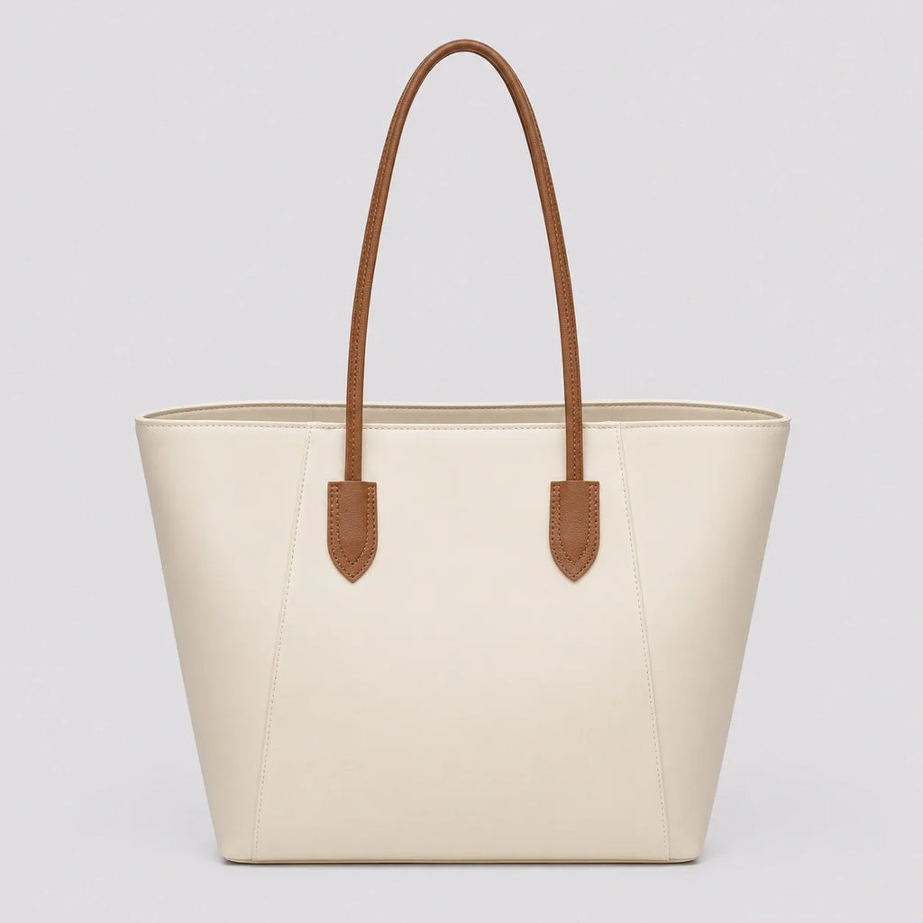 Business Tote Bag Creme – Frontansicht