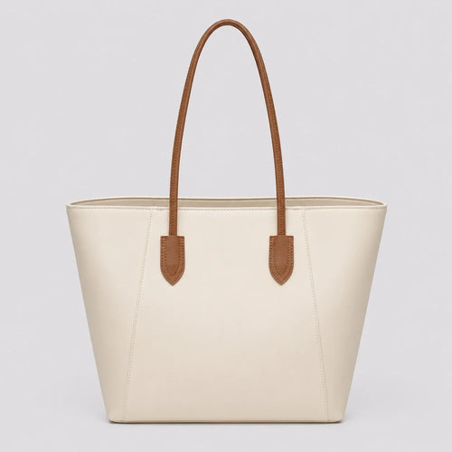 Business Tote Bag Creme – Frontansicht