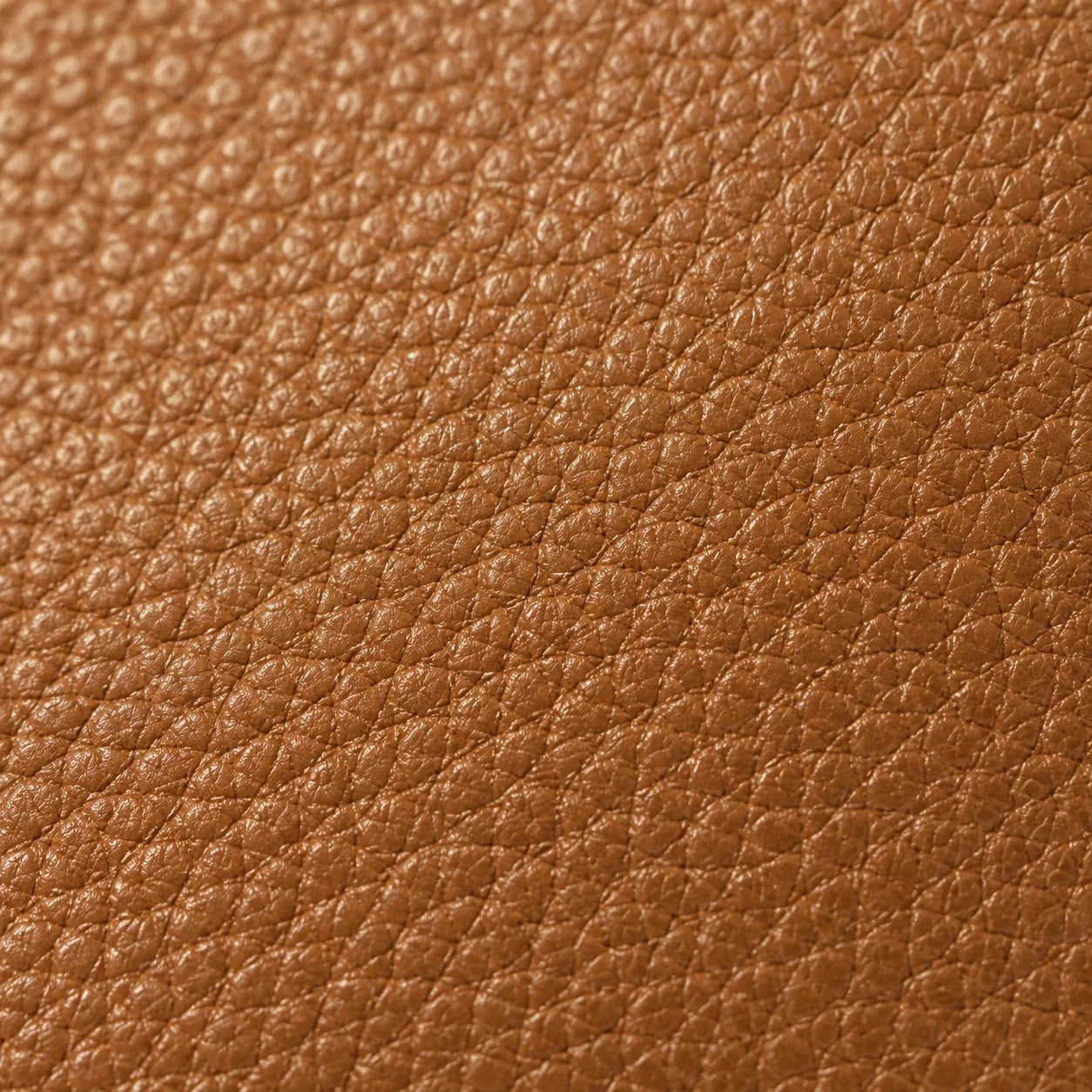 Tote Bag Weiches Leder Braun – Detailaufnahme der Verarbeitung